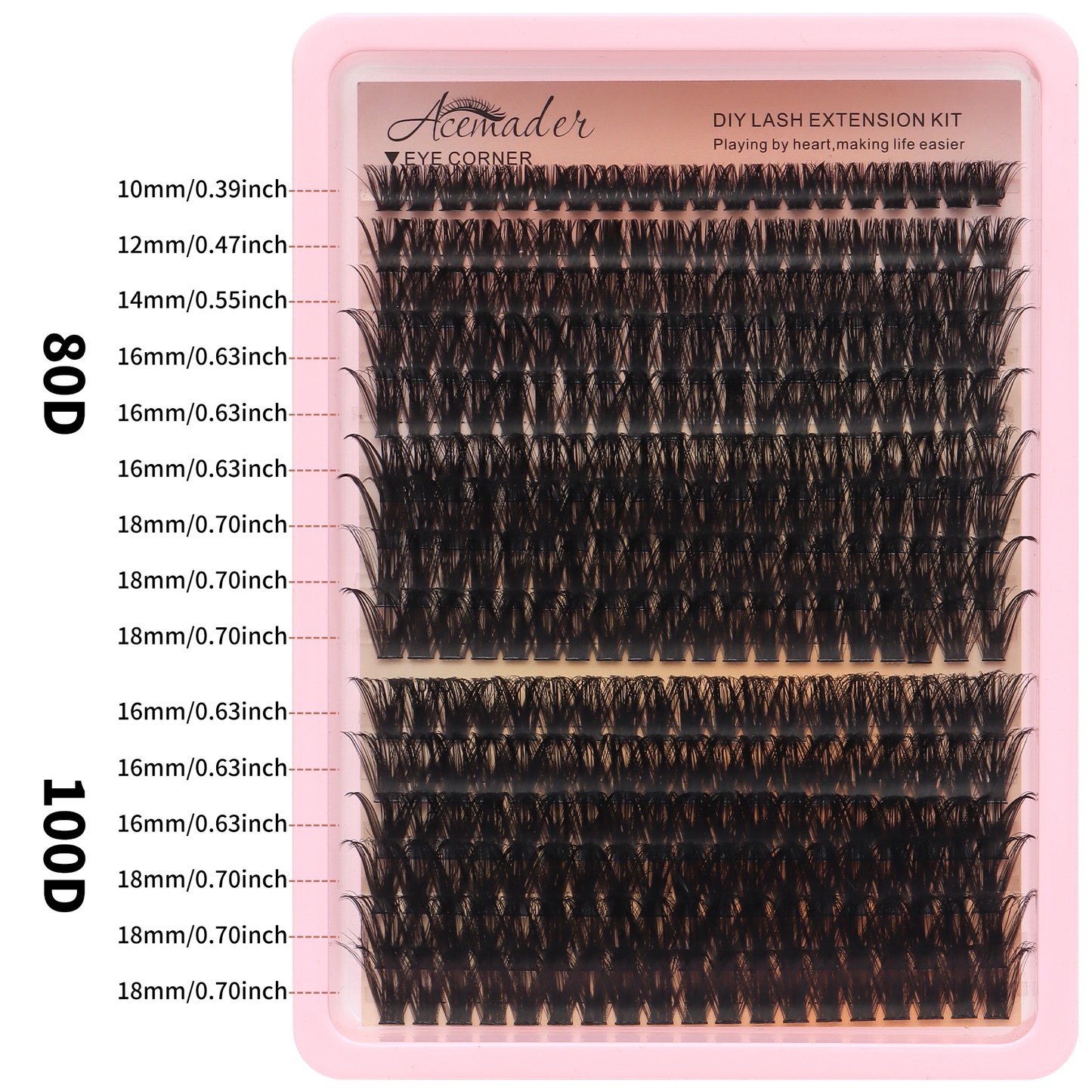 Entry-Level B2B Sample Pack: 261-Cluster DIY Lash Spa Kit with FREE Handmade Straw Bag