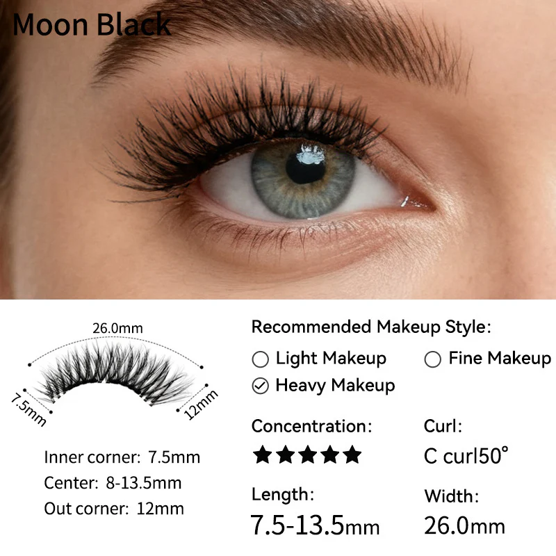 Wholesale 16-Style Soft Magnetic Lash Kit - Patented Full-Length Flexible Strip Technology