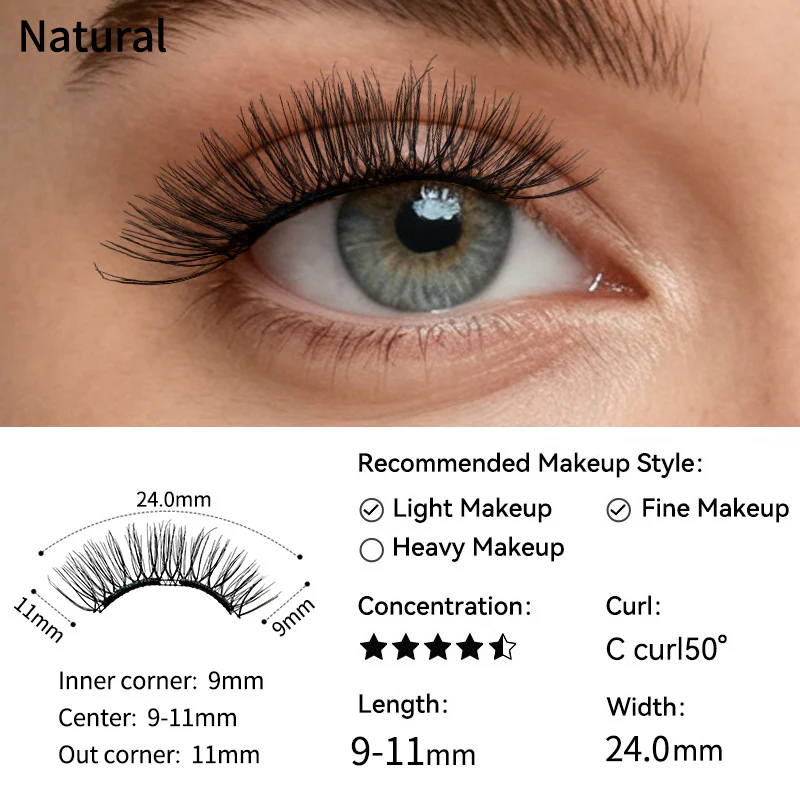 Wholesale 16-Style Soft Magnetic Lash Kit - Patented Full-Length Flexible Strip Technology