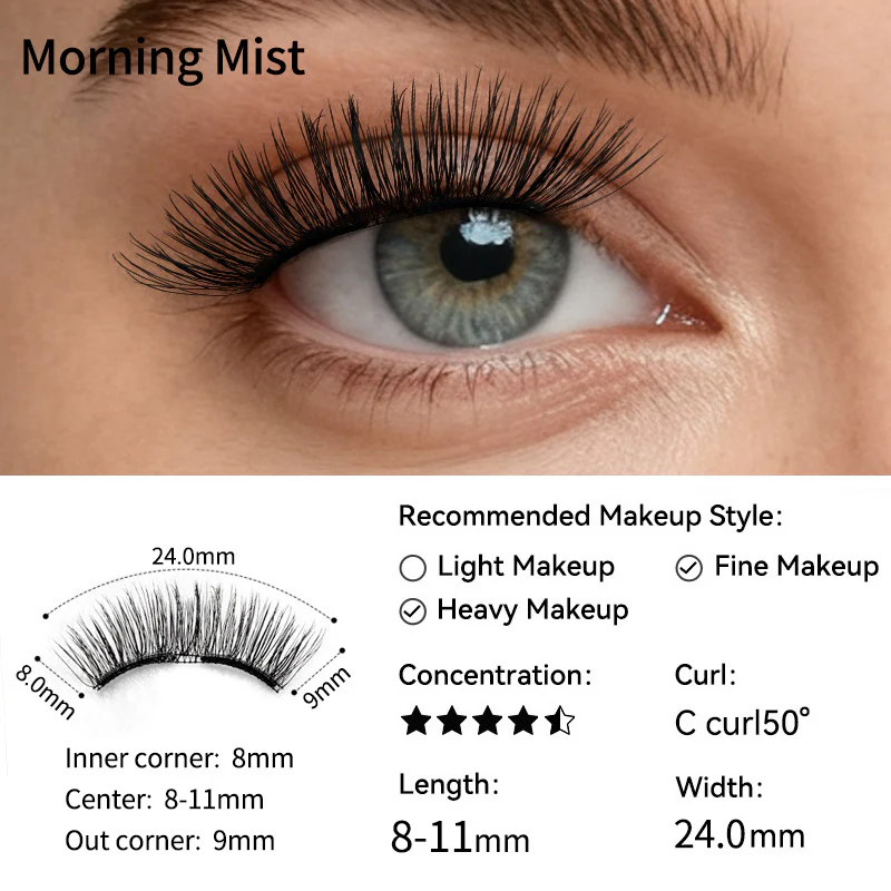 Wholesale 16-Style Soft Magnetic Lash Kit - Patented Full-Length Flexible Strip Technology