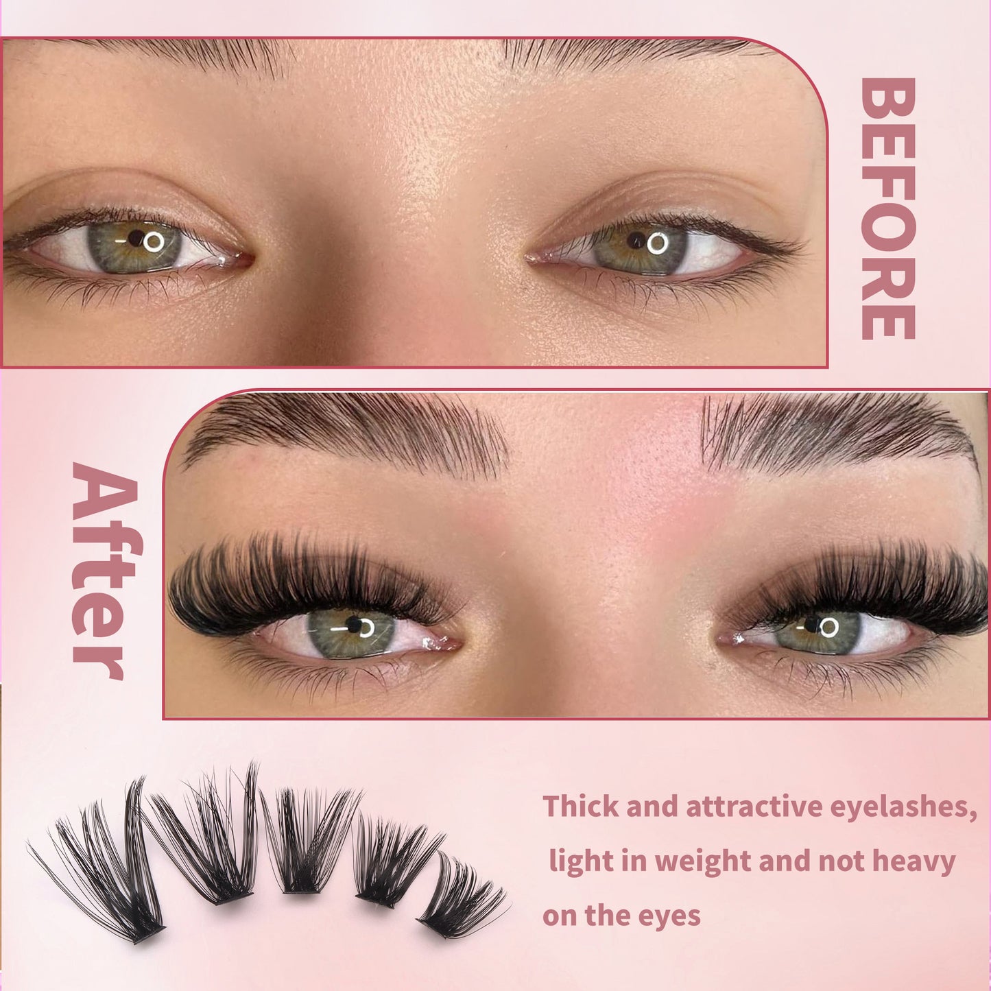 Entry-Level B2B Sample Pack: 261-Cluster DIY Lash Spa Kit with FREE Handmade Straw Bag