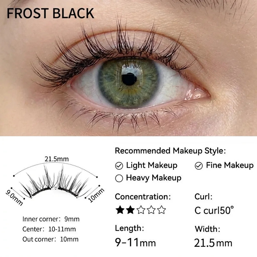 FROST BLACK - 2026 Premium Magnetic Lash Kit | UCharmLashes